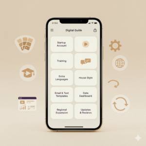 digitale gids add ons menu modulaire diensten